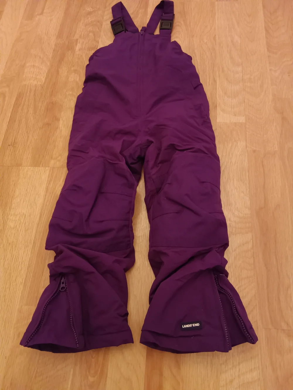 Lands' End Kids' Purple Size 4 Snow Bib Overalls